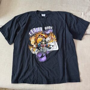 Vintage Laughlin Spring Run Motorcycle Rally Graphic Tee